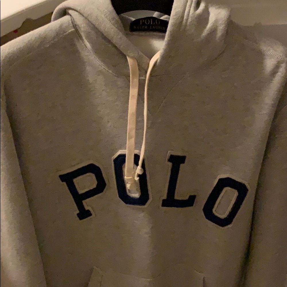 Polo Ralph Lauren Gray hoodie/sweatshirt Men S
